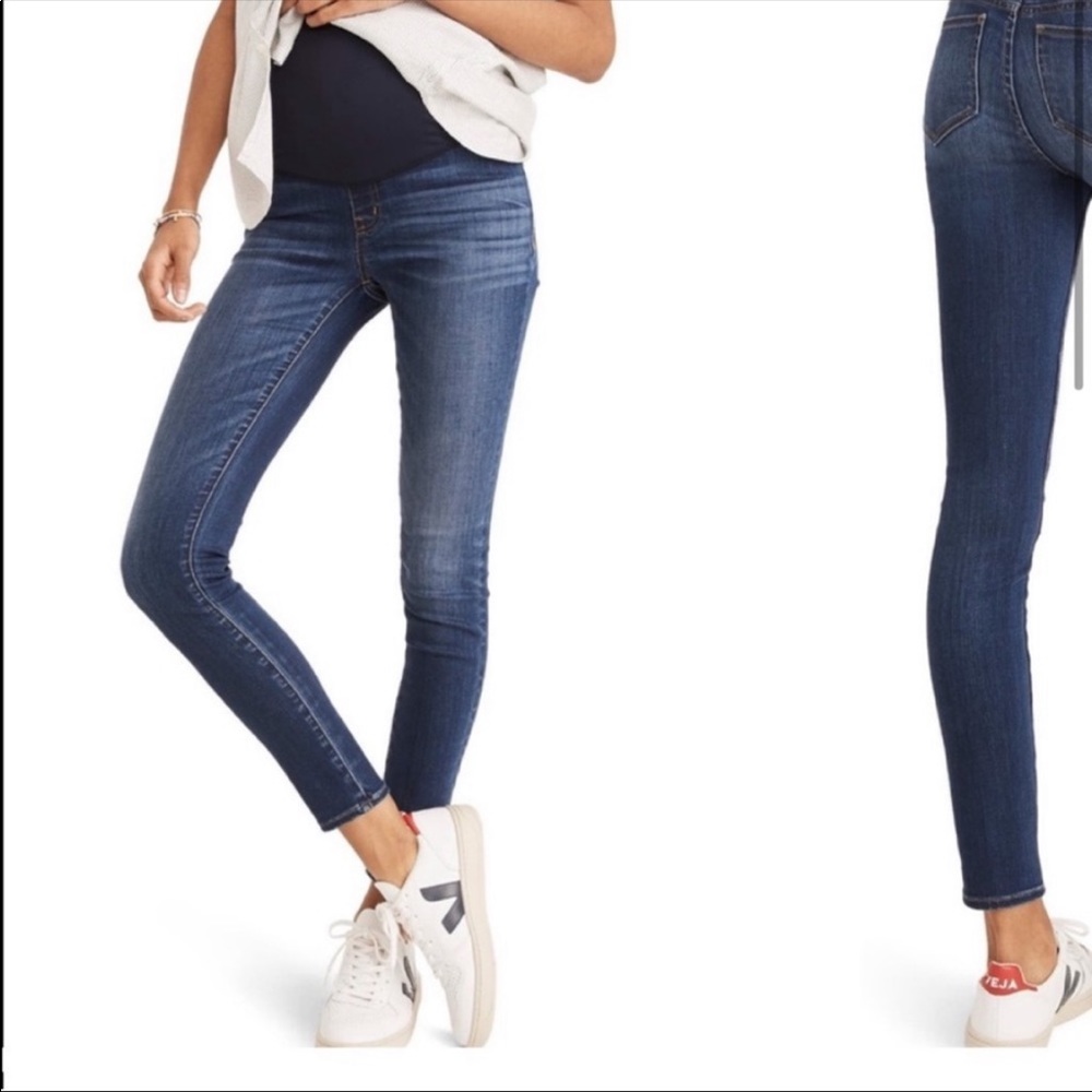 Madewell Maternity Over The Belly Skinny Denim Jeans 24